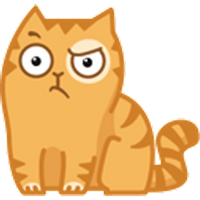 Peachy Cat #12 Sticker