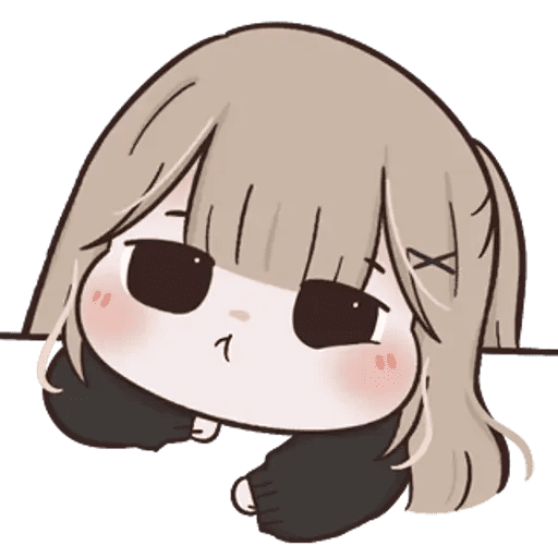 Cute Girl 8 Sticker