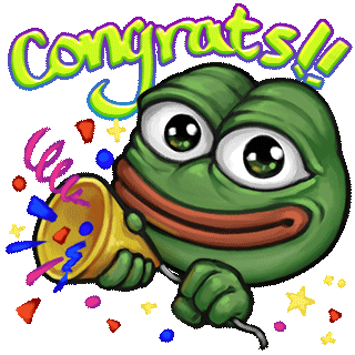 Pepe Congrats!!