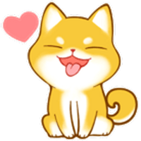 Cute Shiba #12 Sticker