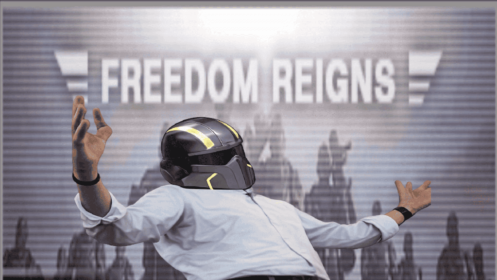 freedom reigns Sticker
