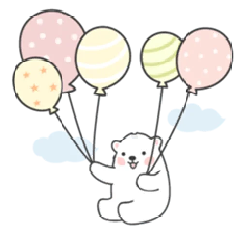 Sweet polar bear Sticker