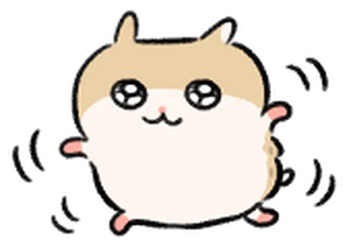 Kawaii Hamster Sticker