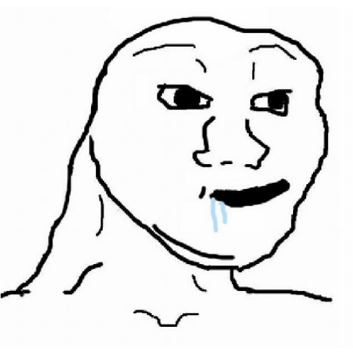 memes chad 22 Sticker