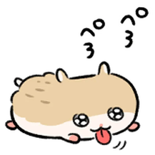 Kawaii Hamster Sticker