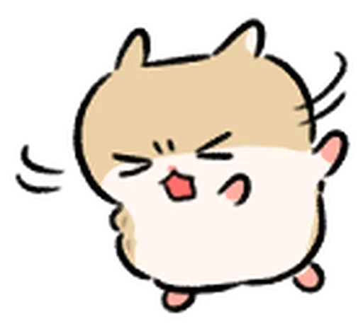 Kawaii Hamster Sticker