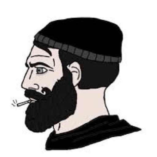 memes chad 30 Sticker