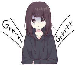 Menhera Hungry Sticker