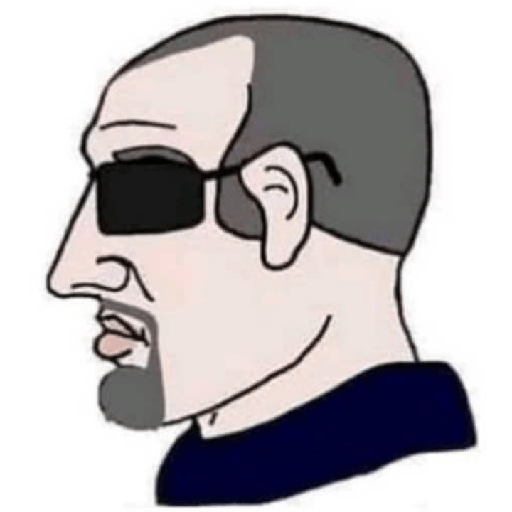 memes chad 7 Sticker