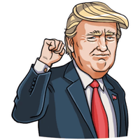 Donald Trump #18 Sticker